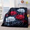 Starry Night Roses Blanket Flannel Blanket Throw Blanket Sofa Cover Blanket Soft Premium Blanket Picnic Blanket Tv Blanket Gifts
