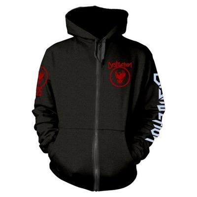 Destruction Unisex Adult Evil Never Sleeps Tour 25 Full Zip Hoodie