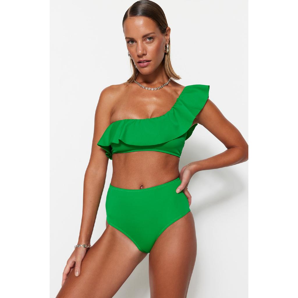 Černý spodní díl bikin s vysokým pasem Tbess21ba0057