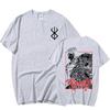 Berserk T Graphic Manga Anime Shirt Fight Swordsman Guts Griffith Summer Tshirt Men Women Casual Cotton Oversized Tshirts Streetwear