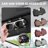 New Car Sun Visor Glasses Clip Pressing Switch Eyeglasses Holder Auto Headrest For Lamborghini Urus Huracan Aventador Premium