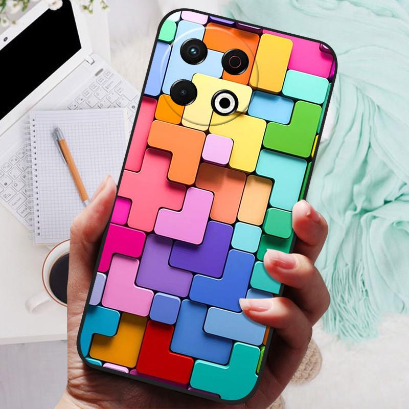 For Tecno Spark 30 Pro Case Soft TPU Silicone Phone Covers for Tecno Spark 30 KL6 Spark30 Pro KL7 Case Bumper  Shockproof Coque