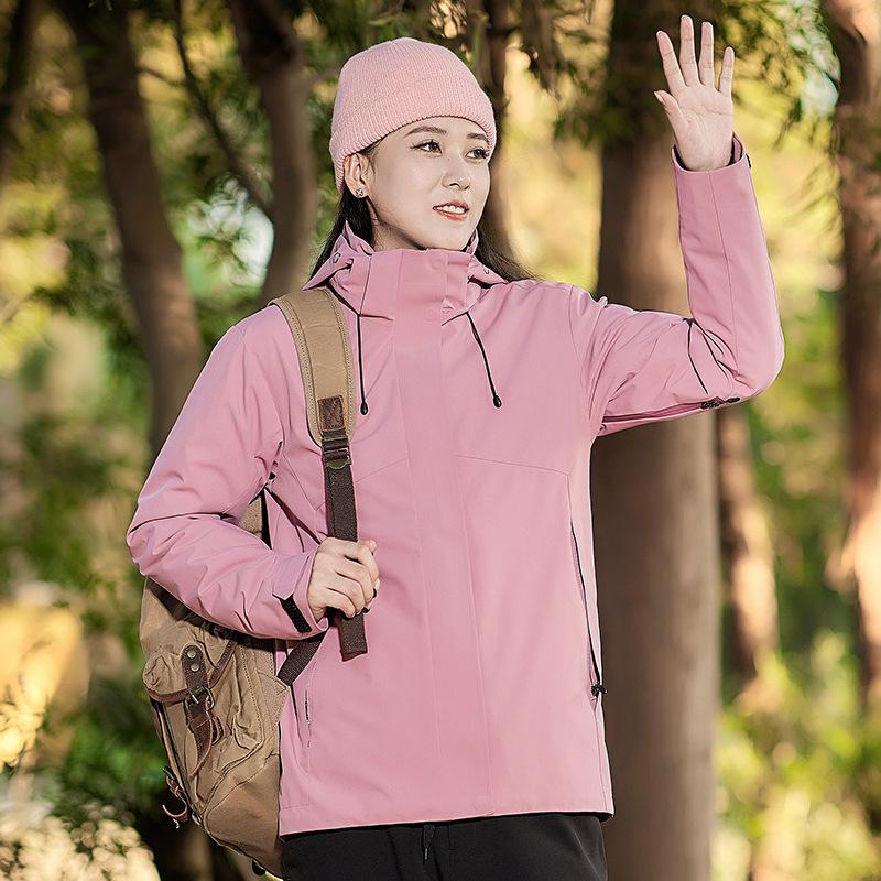 

Осенне-зимняя куртка с хлопковой подкладкой и графеновым подогревом, альпинистский костюм три в одном для мужчин и женщин 3XL