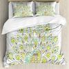 Dark Blue Peacock Feather Duvet Cover Feather Elegant Theme Chic Floral Quilt Cover For Women Teen Boys Girls Bedroom Decoration