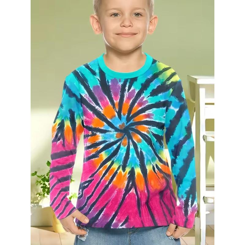 Kinderbekleidung Jungen T-Shirt Langarm Cooles Gamepad Muster 3D Druck Kinder Frühling Herbst Kleidung Neuheit Jungen Kleidung O-Ausschnitt Oberteile