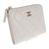 CHANEL  AP3999 Coin case white Women