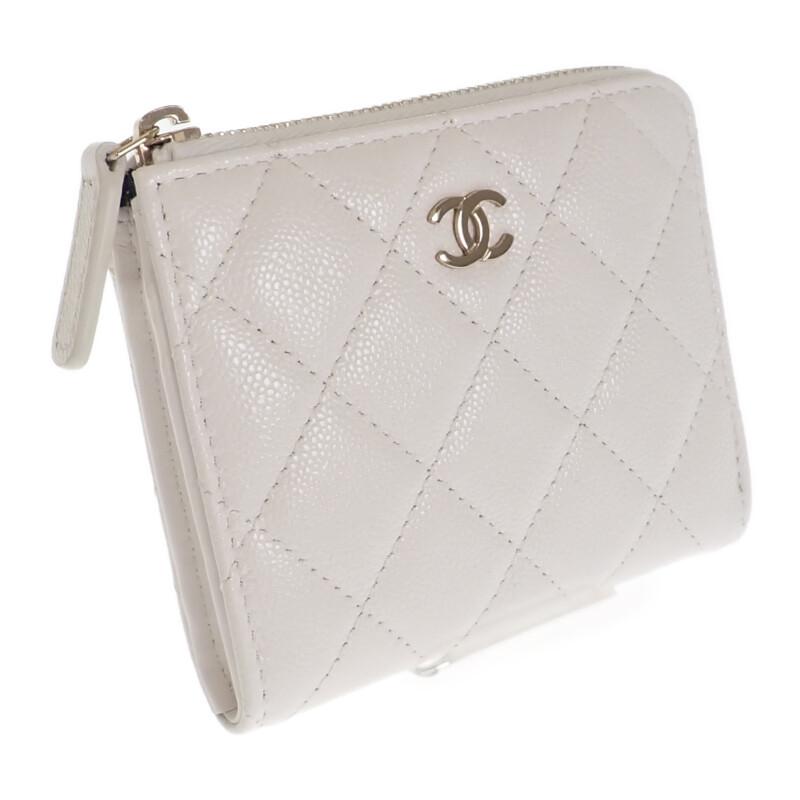 CHANEL  AP3999 Coin case white Women