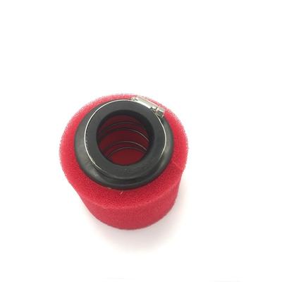 New 35mm Red Air Filter Bent Foam Cleaner For 50cc 70cc 90cc 110cc ATV Dirt Pit Bike