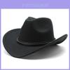 Western Cowboy Hat With Wide Brim For Men And Women Style Fall Winter