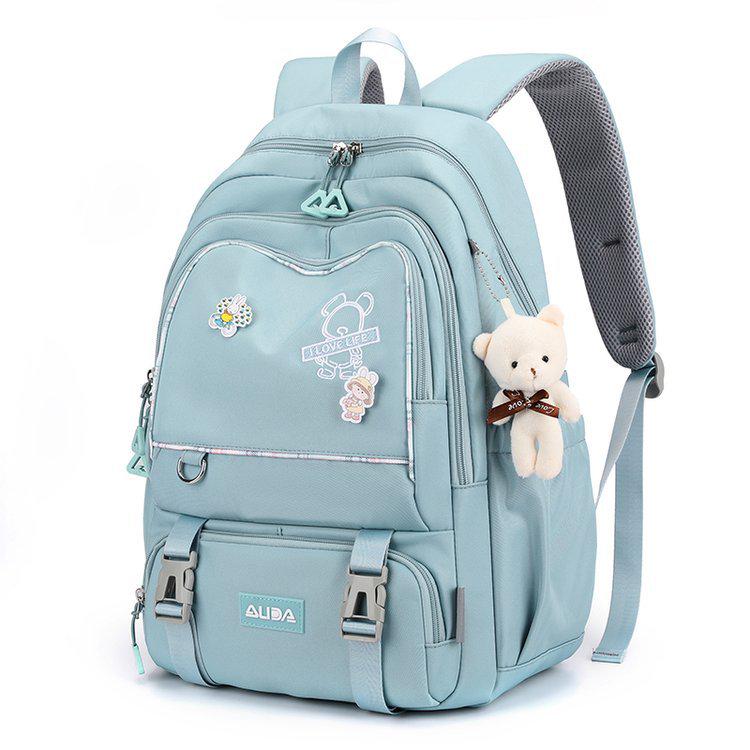 

Women s Cartoon Princess Backpack - Large Capacity for Students синій