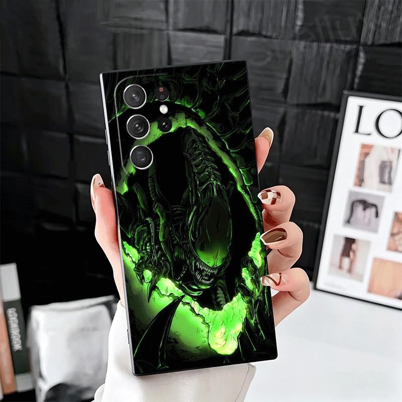 

Cool A-Alien X-Xenomorph Soft Phone Case for Samsung Galaxy S26 S25 Edge S24 Ultra S23 Plus S22 S21 FE S20 Black Cover Back Shel Samsung S25