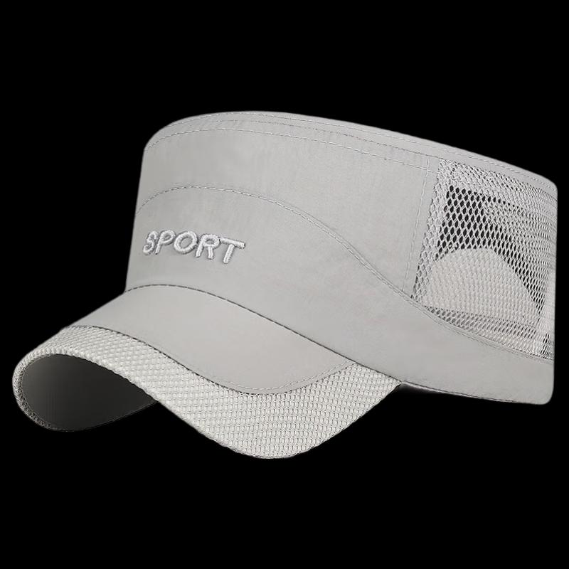 ZHENYUEQI Унисекс Сетчатая Дышащая Кепка с Плоским Козырьком для Защиты от Солнца Adjustable