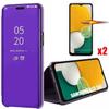Case for Samsung Galaxy A13 5G Purple 360 Degree Full Protection Anti-Scratch + 2 Tempered Glasses