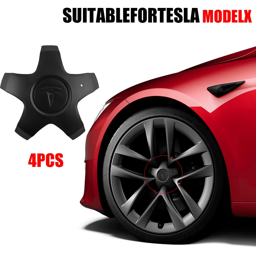 XJBRL1 20-Inch Original Car Wheel Center Hub Caps Badge Rim Hub Tesla Model X Auto Emblem Badge Accessories Wheel Rim Cover