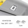 BBJS7 Accessories for BMW X3 X4 F25 F26 Car Inner Gearshift Air Conditioning CD Panel Door Armrest Cover Trim Decorative Car Stickers