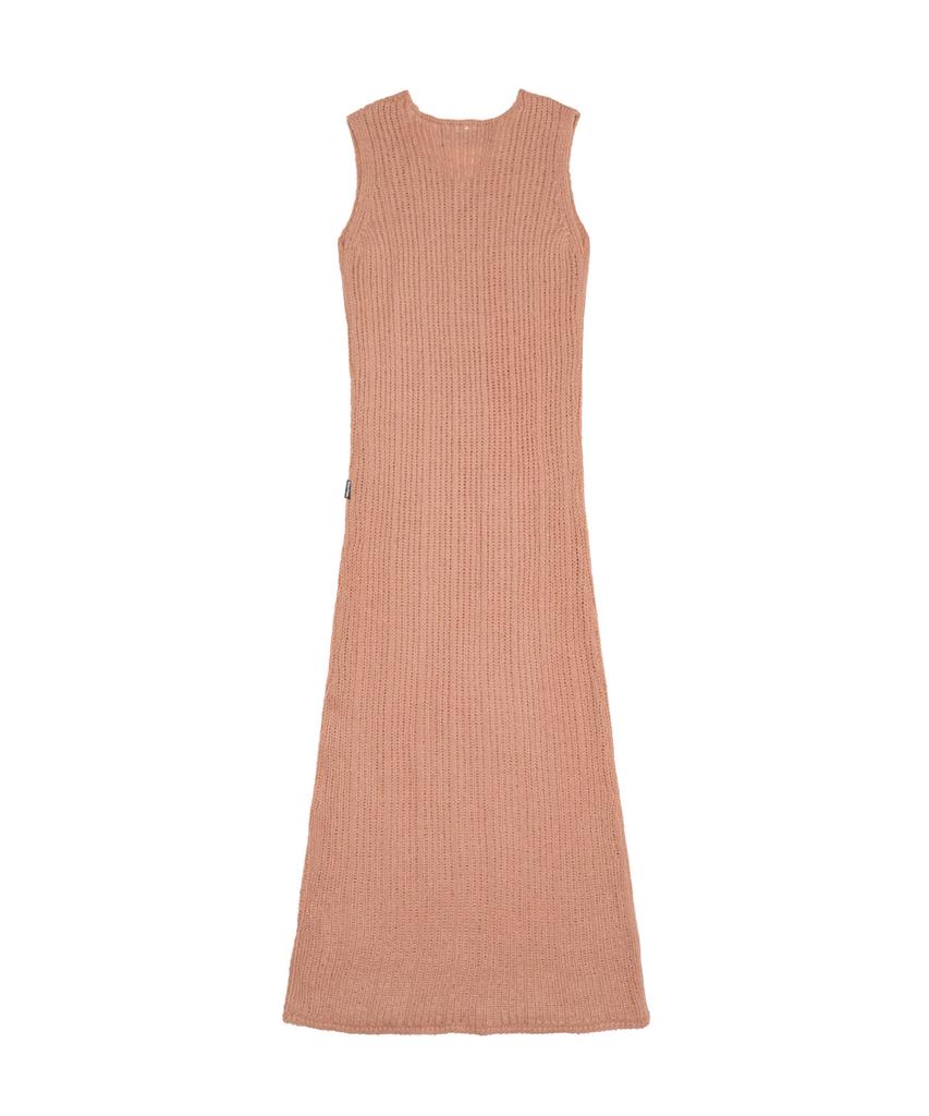 Sculpter Blend Knit Maxi Dress Coral