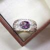 Alexandrite Oval Cut  Gemstone With 925 Sterling Silver Ring For Men's #A638 JL375656923113