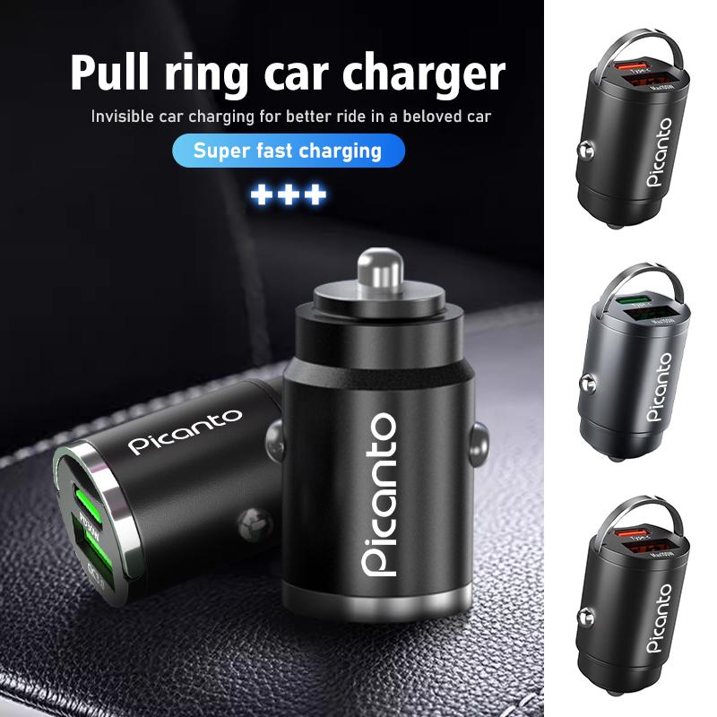 Car Pull Ring Fast Charging USB C Phone Charger Accessories Stickers For KIA Picanto Stonic Venga Sorento hxqgn22