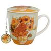 Kubek Z Zaparzaczem I Zawieszka Sunflowers Van Gogh 400 Ml