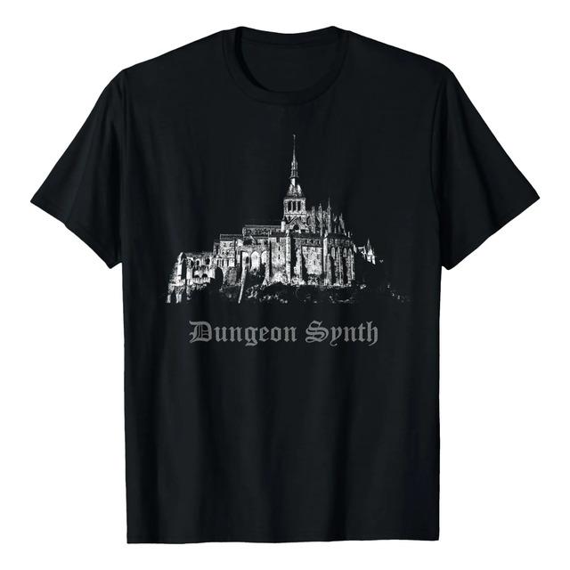 Camiseta Dungeon Synth Castle Dark Ambient Old School Music M