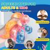 Squishy Axolotl Langsam Aufgehend Knet-Stressabbau-Spielzeug Glitzer Fidget Anti-Stress-Spielzeug Entlüftungs-Stressball Partygeschenk Geburtstagsgeschenk