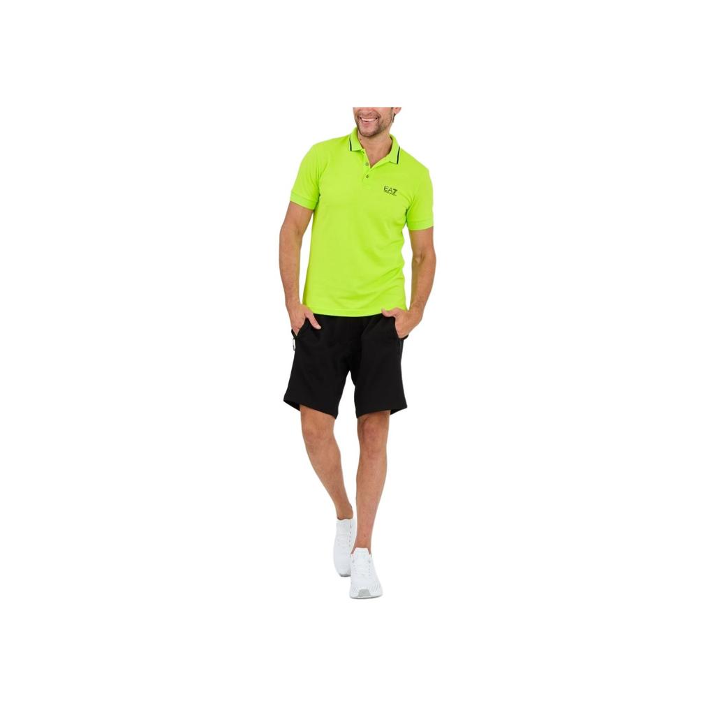 Emporio Armani EA7 Logo Striped Short Sleeve Polo Shirt Men tops 8NPF06-PJ04Z-1873