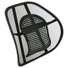 Auto Seat Waist Support Breathable Car Ice Silk Hole Mesh Lumbar Cushion Massage Seat Cover Pad for