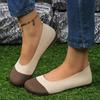 Korean Style Summer Soft Soled Single Shoes for Women Comfortable Knit Breathable Flat Shoes