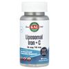 KAL Liposomal Iron + Vitamin C Veggie Capsules, 30 Count