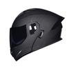 Modular Flip-Up Motorcycle Helmet With Dual Visors Bluetooth Intercom ABS Shell All-Season Unisex Adult Size M-XXL