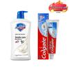 Safeguard Body Wash and Colgate Toothpaste Bundle