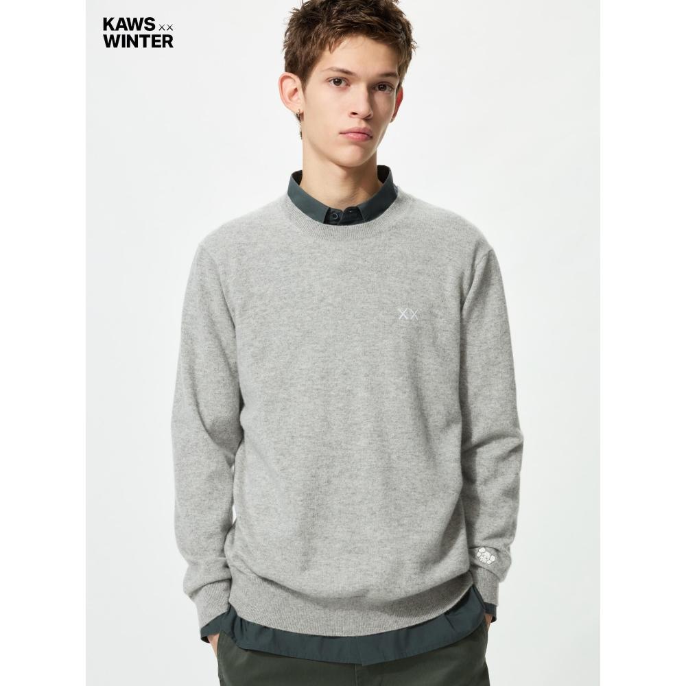 Uniqlo Japan Cows Winter Cashmere Crew Neck Sweater