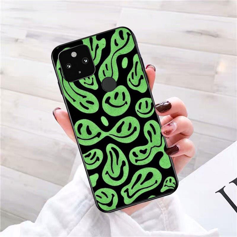 Trippy Smiley Face Phone Case for Google Pixel 7 Pro 7 6A 6 Pro 5A 4A 3A Pixel 4 XL Pixel 5 6 4 3 XL 3A XL 2 XL