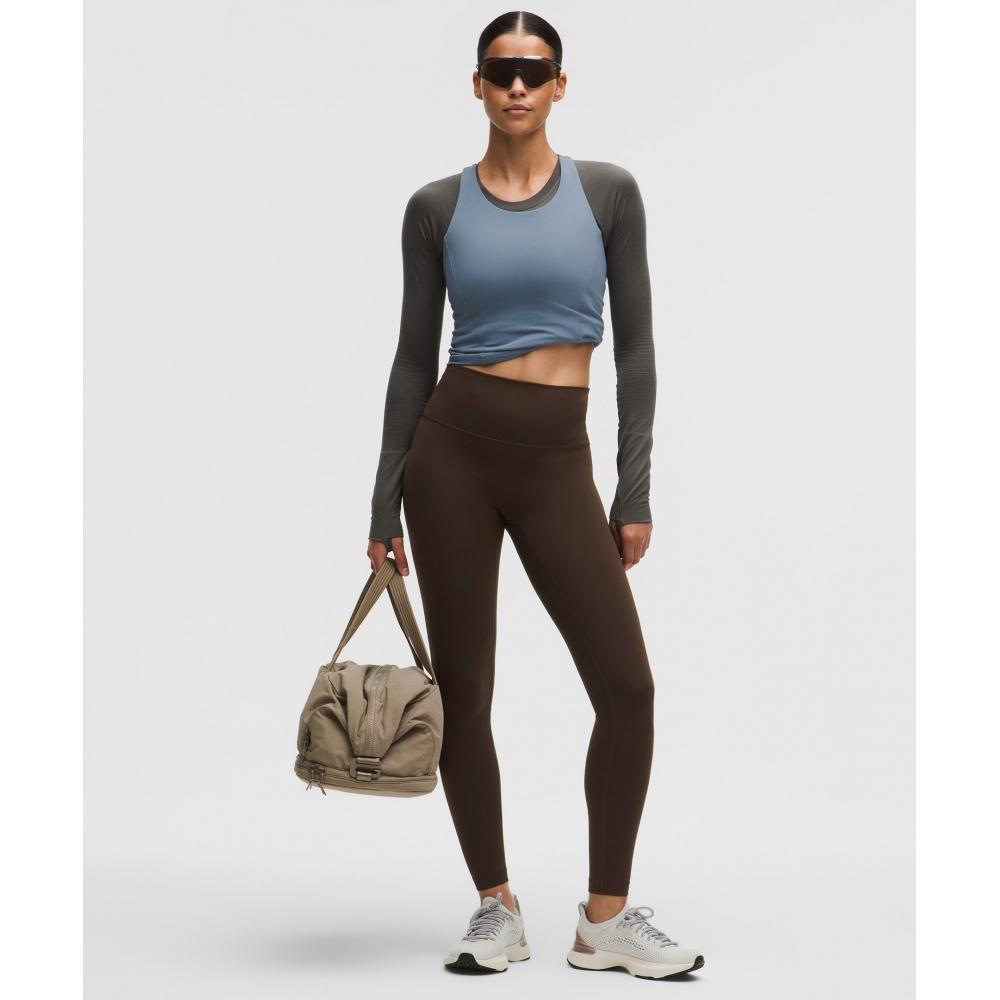 Lululemon Wunder Train No Line High Rise Tight 28  Walnut Crunch