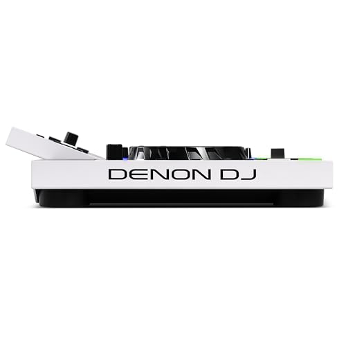Denon DJ SC LIVE 4 Standalone DJ Controller with Stem Separation, 4-Deck DJ Equipment, Wi-Fi Streaming, Built-in Speakers, Serato DJ Pro Virtual DJ Co