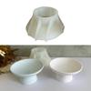 Round Fruit Storage Tray Mold Round Dish Mold Home Decoration Silicone Mold for Resin Concrete Cement Tray DIY Durable