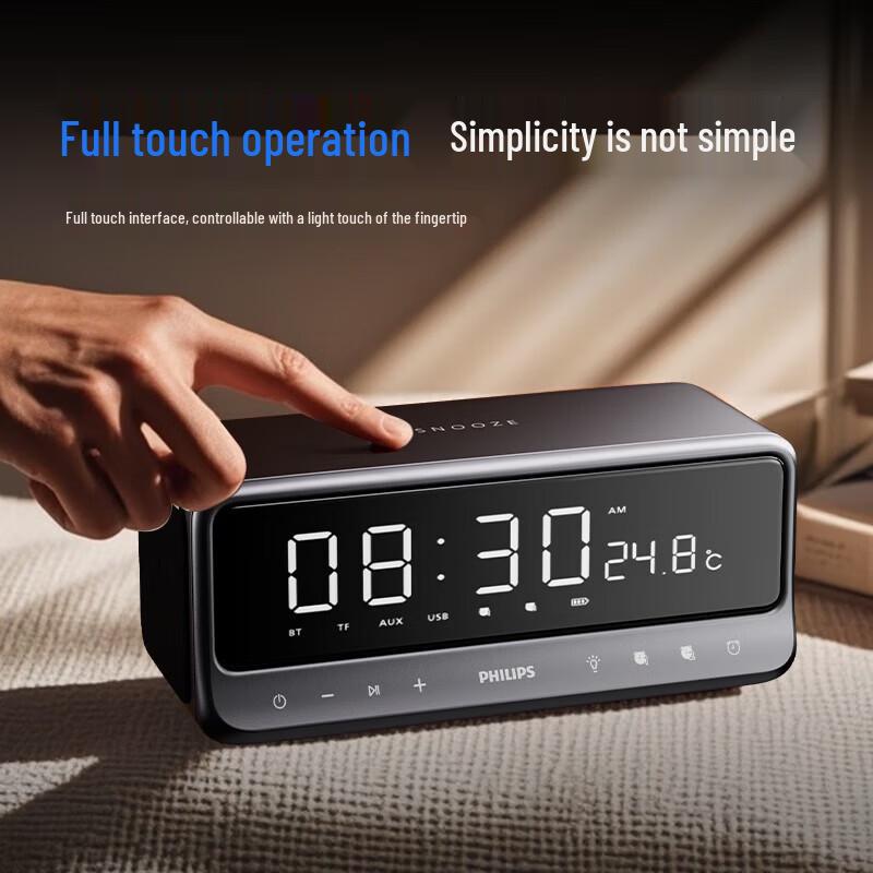 Philips TAS3609 Bluetooth Alarm Clock Speaker