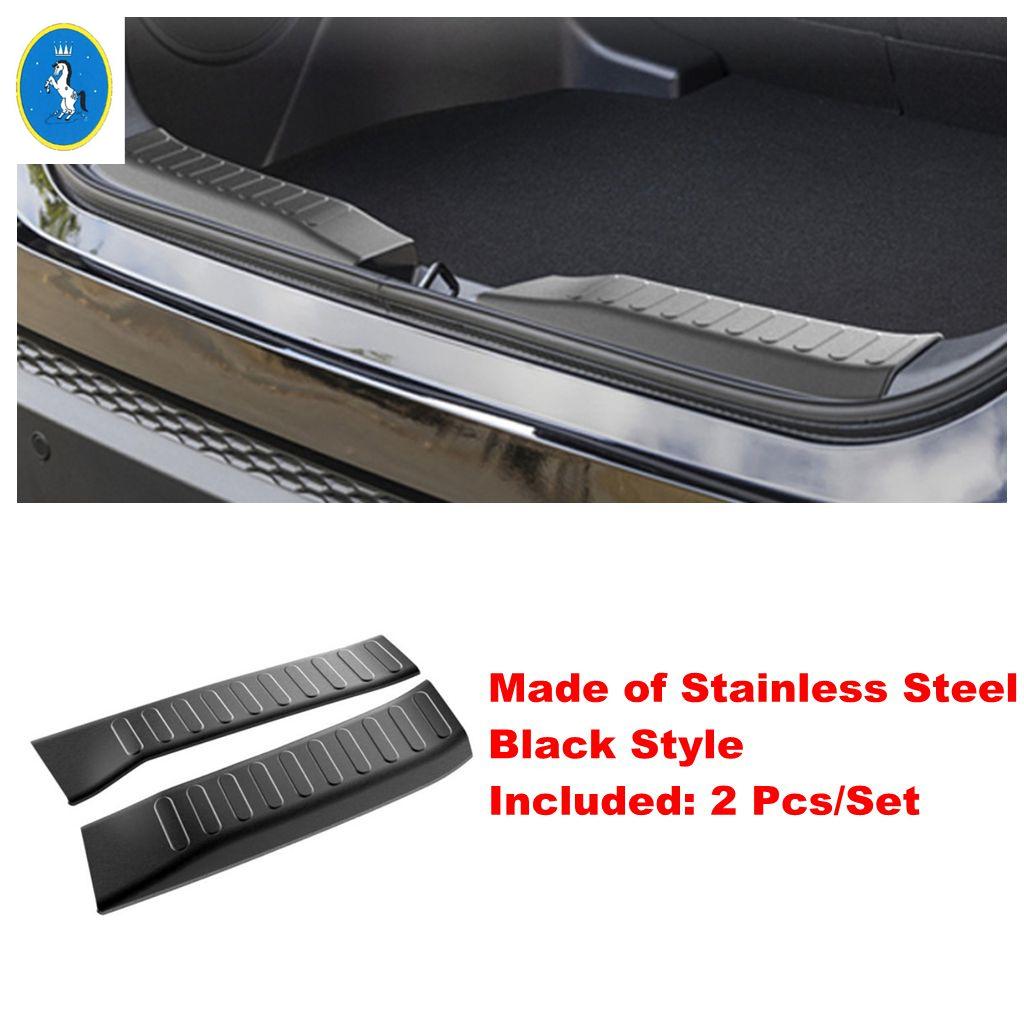 Stainless Steel Car Rear Trunk Door Sill Guards Scuff Plate Panel Protector Cover Trim Accessories For Toyota C-HR CHR 2024 2025