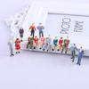DIY sand table building model material scene model color swimsuit villain