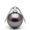 Collier - PEARLS &amp; COLORS - Pearls &amp; Colors - Perle de culture de Tahiti 8-9 mm - Ronde - Argent 925