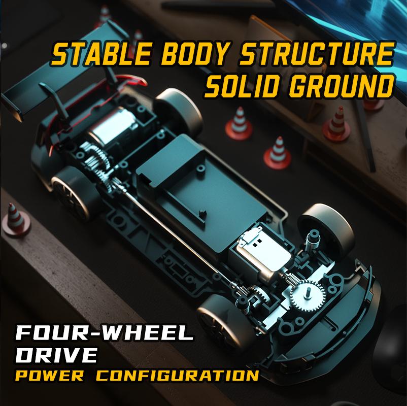 2026 Professional 1/24 RC Car 2.4G High Speed Drift 4WD Remote Control Car with Led Light Radio Controlled Racing Model Boy Toy Best Gifts with Handle