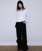 ROSEFRANTZ Essential Rose Label Long Sleeve [White Melange]