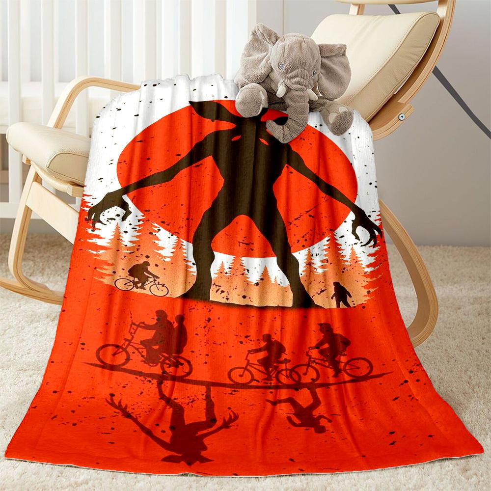 Stranger Things Mashup Suitable Blanket for Offices, Travel, Living Rooms Also a Good Gift for Friends and Family Suitable for All Seasons.