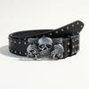 Gürtel Herren Schädelgürtel Punk Snap Hosen Gürtel Damen