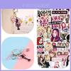 Stilvoller Blackpink Sticker Schlüsselanhänger 54 PVC Sticker Verschiedene Größen enthalten