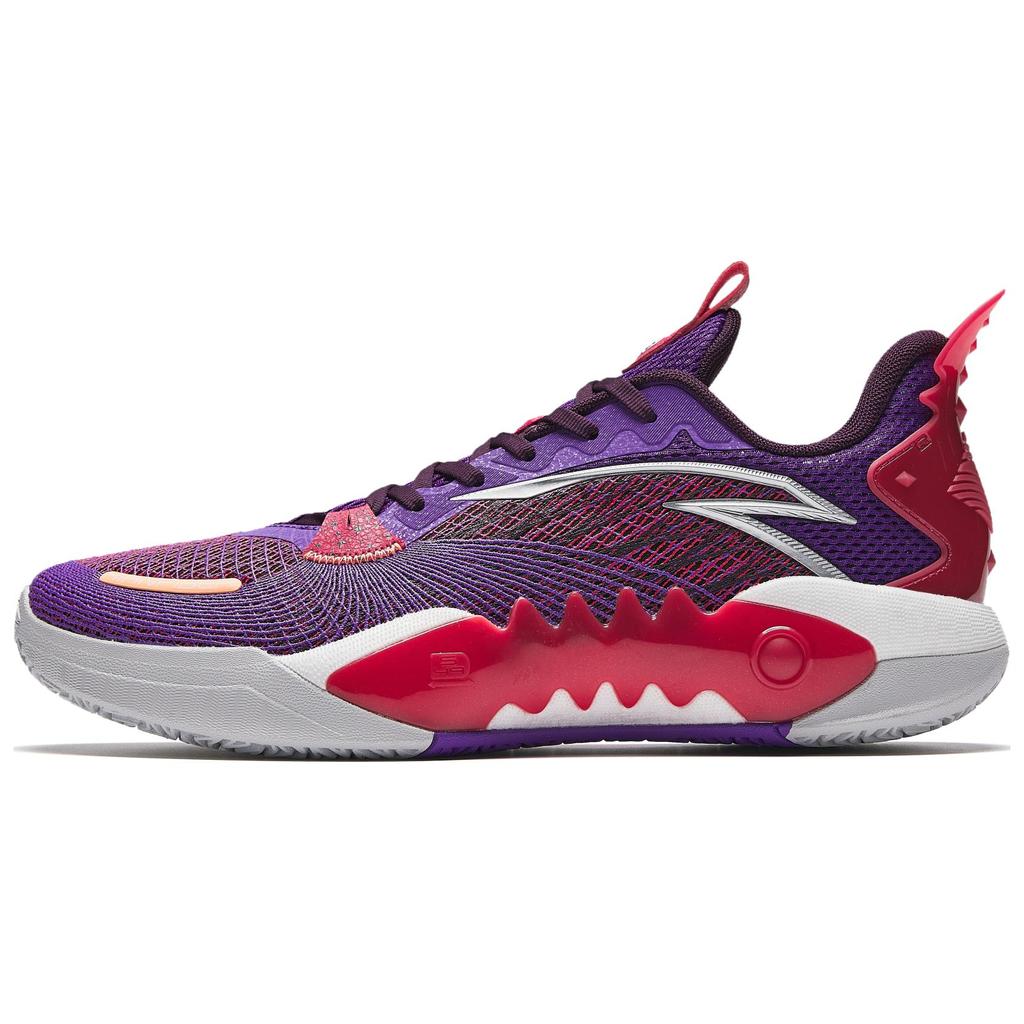 Anta Crazy Tide 5 Team V2 Moon Nitrogen Technology Cement Nemesis Shock Absorption Wear-Resistant Rebound Low-Top Basketball Shoes 112421606S-1
