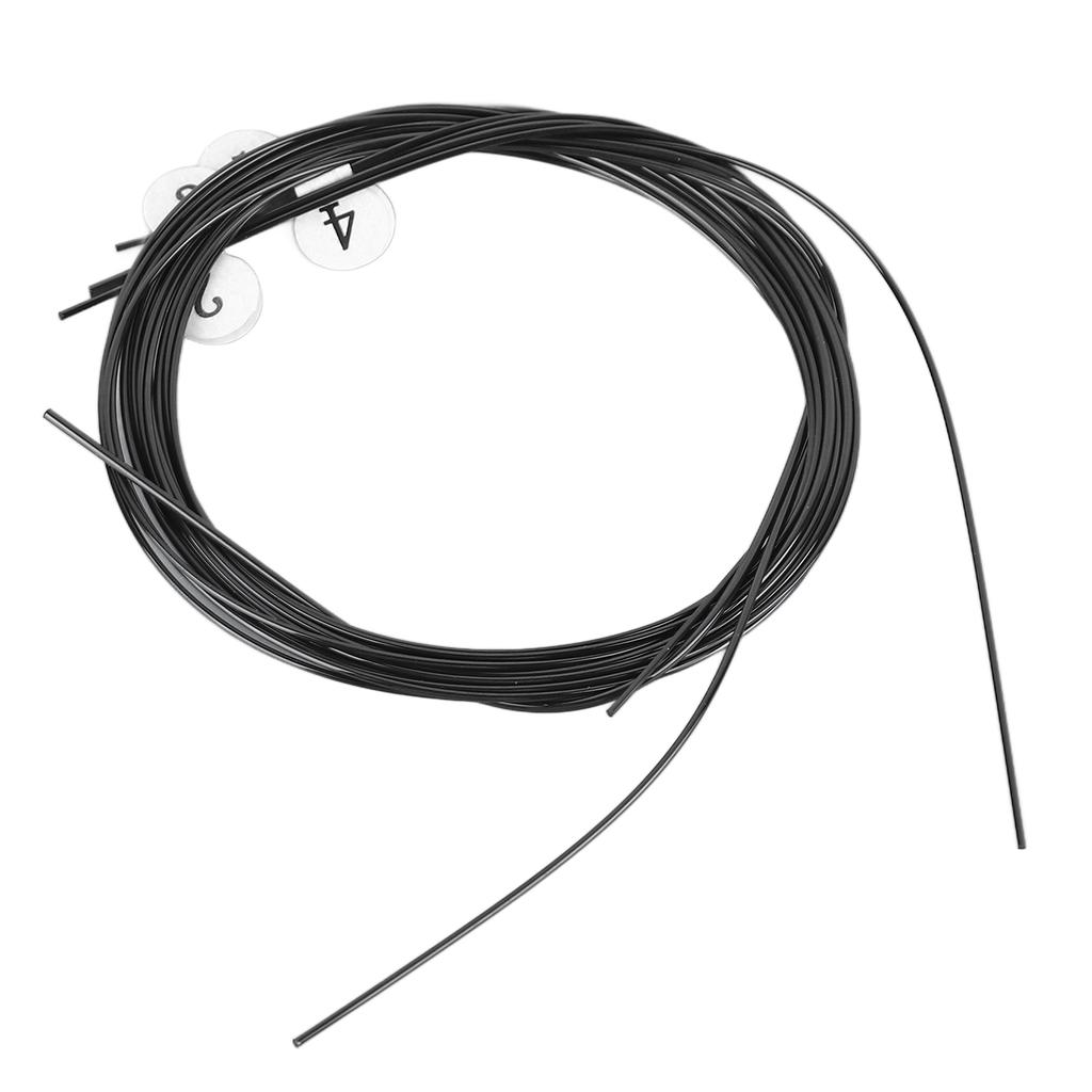 Ukulele Strings Black Nylon Warm Rich Sound Universal Ukulele Guitar Replacement Strings