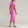 Polo Ralph Lauren Polo Mesh Polo Midi Dress Women Dresses Pink WMPODRSNFA20228-650