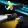 Lampa Rowerowa Przednia 4000mAh Stop Aluminium Akumulatorowa Lampki Rowerowe Reflektor Rowerowy dla Rowerzystów i Dojazdów