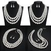 Women Necklace Pearl Fashion Jewelry Alloy Pendant For Casual Decoration Wear